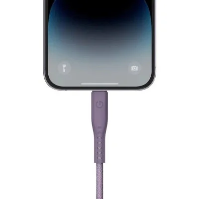 Energea Flow USB-C to Lightning Cable 1.5M - Purple